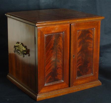 Appraisal: A th century mahogany collector's chest By Watkins Doncaster Naturalists