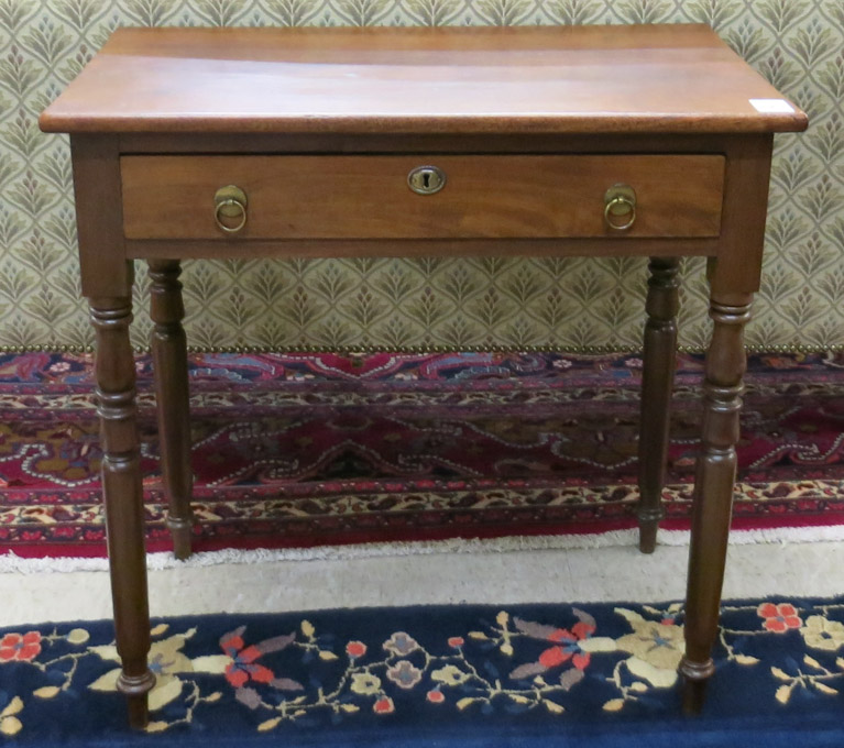 Appraisal: A VICTORIAN WALNUT WRITING TABLE American late th century having