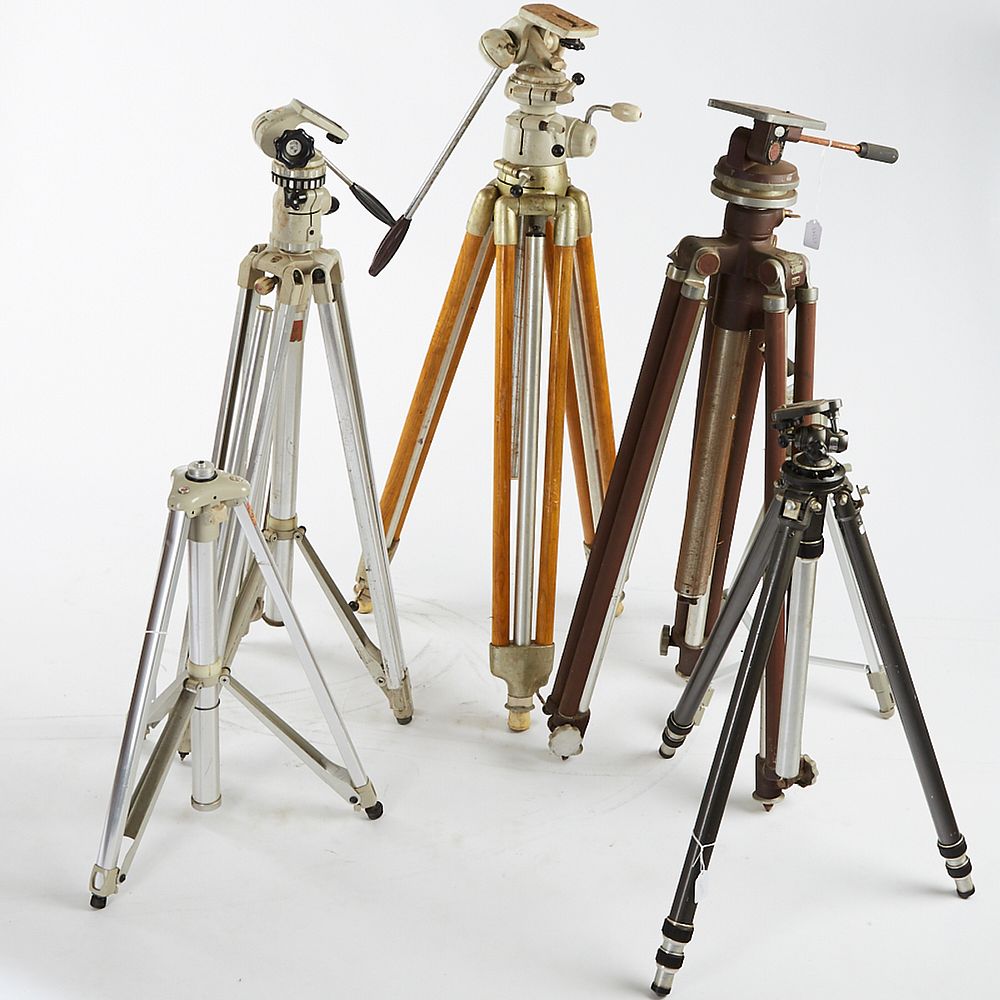 Appraisal: Grp Linhof Tripods for Large Format Cameras Group of four