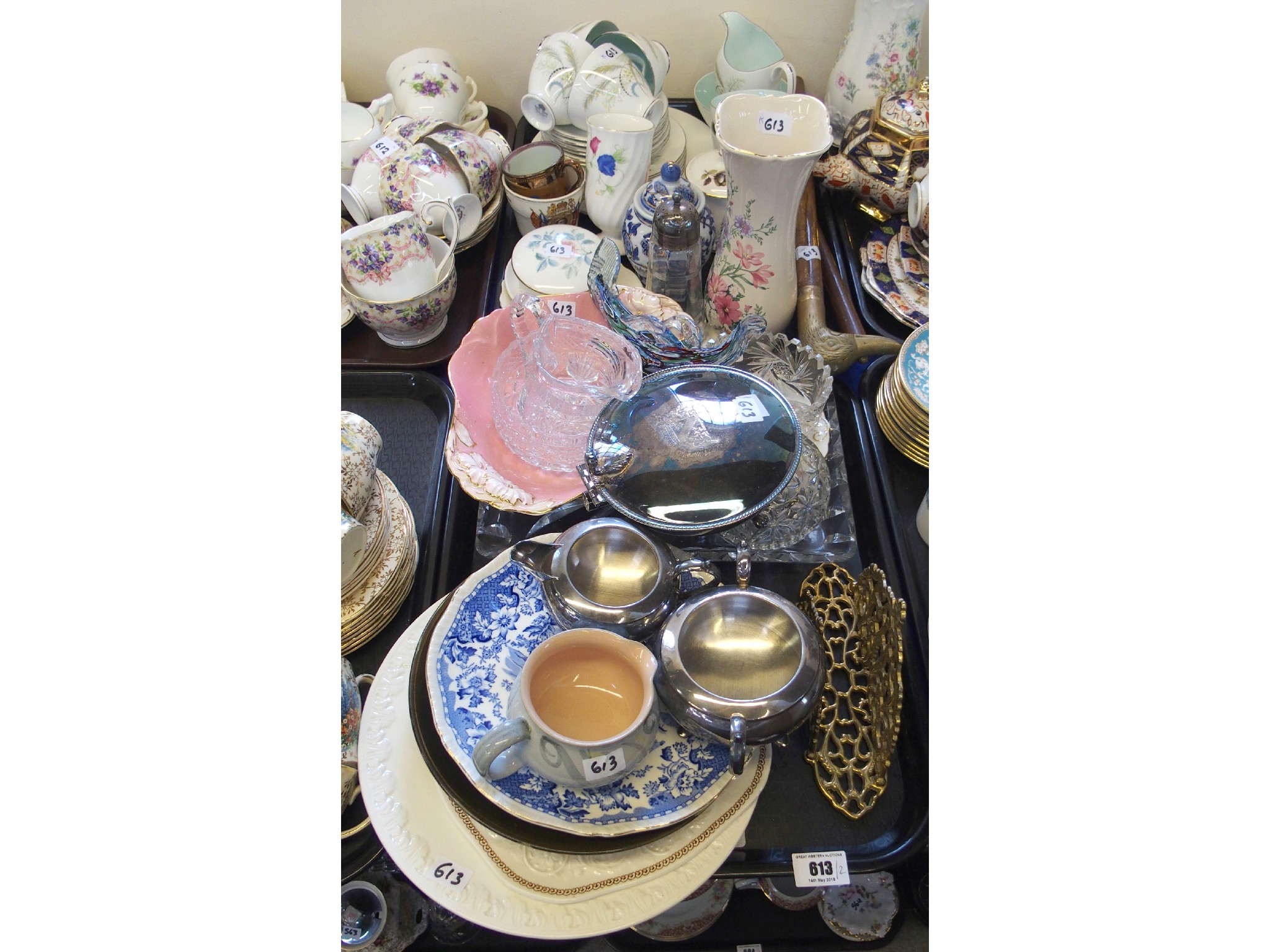 Appraisal: Royal Albert Festival teawares and assorted other ceramics glass and