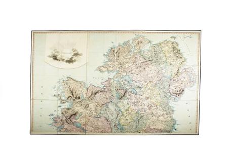 Appraisal: Arrowsmith Aaron Ireland London A Arrowsmith Hand-coloured engraved map dissected