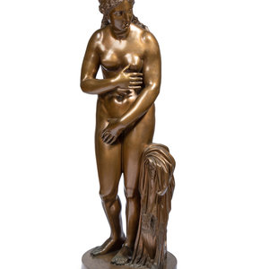 Appraisal: A Large Italian Bronze Figure of Venus Cast by Nelli