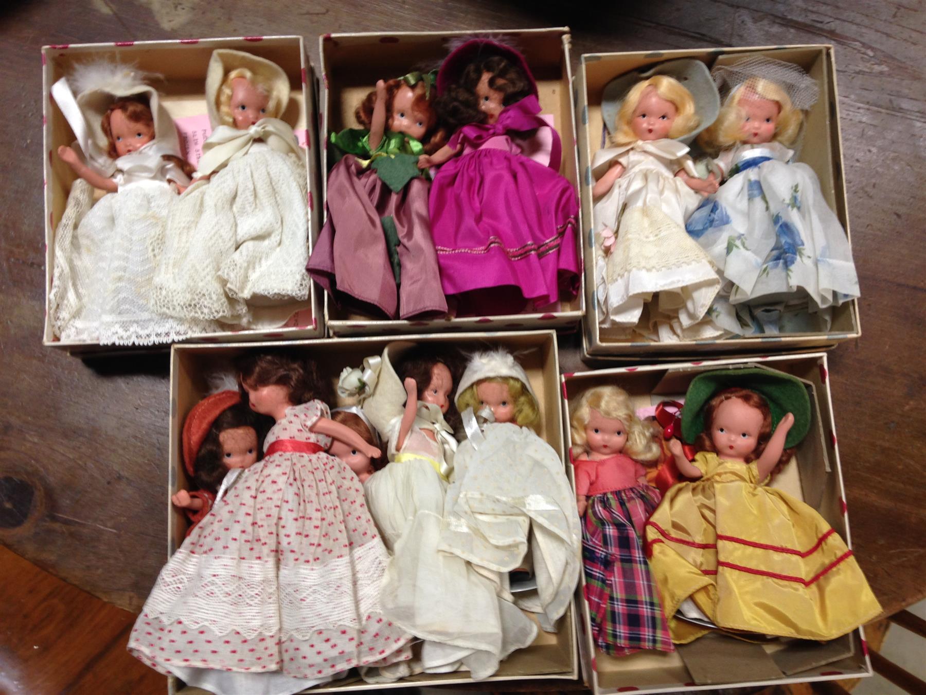 Appraisal: THIRTEEN NANCY ANN STORYBOOK DOLLS FROM THE SEASONS SERIES AND