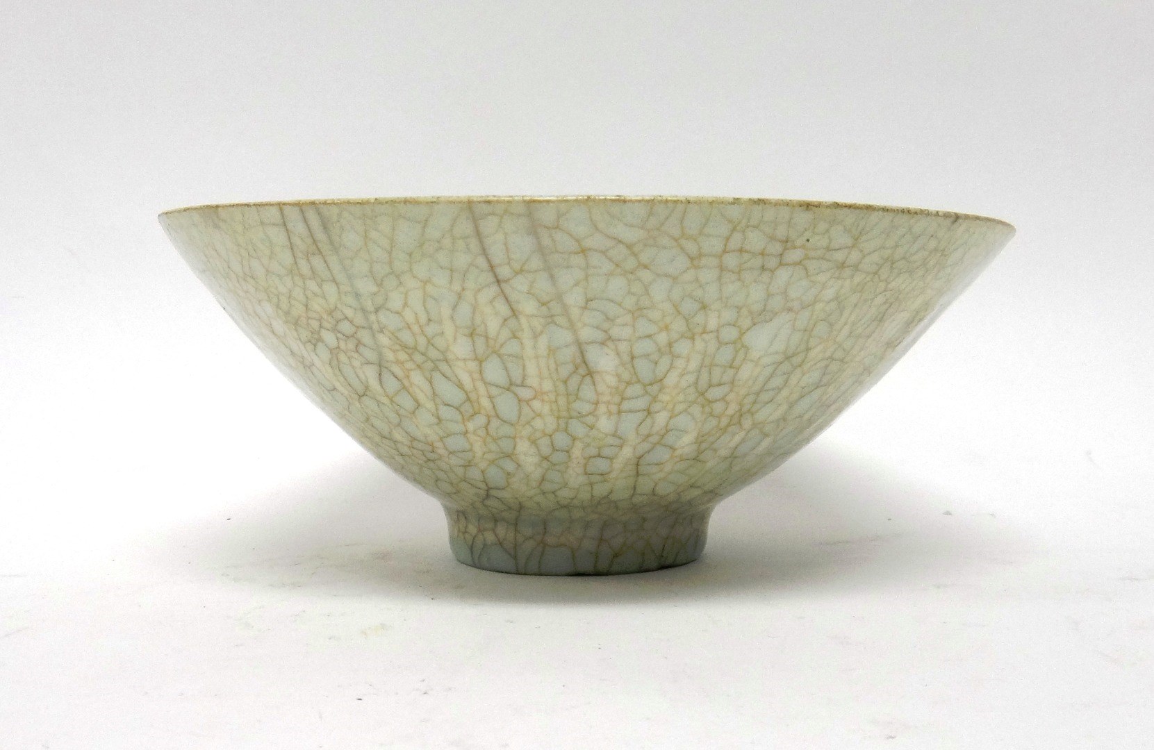 Appraisal: A Chinese Guan-type bowl possibly Song dyansty with steeply flared