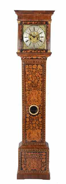 Appraisal: A LATE TH EARLY TH CENTURY EIGHT DAY MARQUETRY LONGCASE