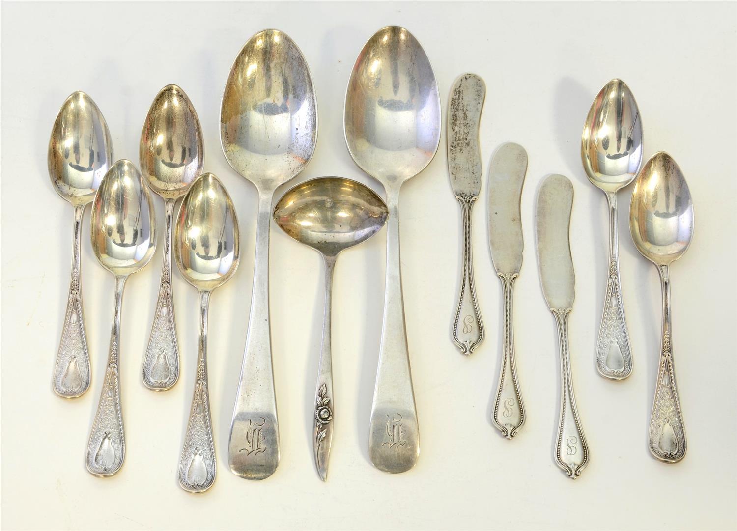 Appraisal: pcs Assorted Sterling to include Gorham Sterling Teaspoons - long