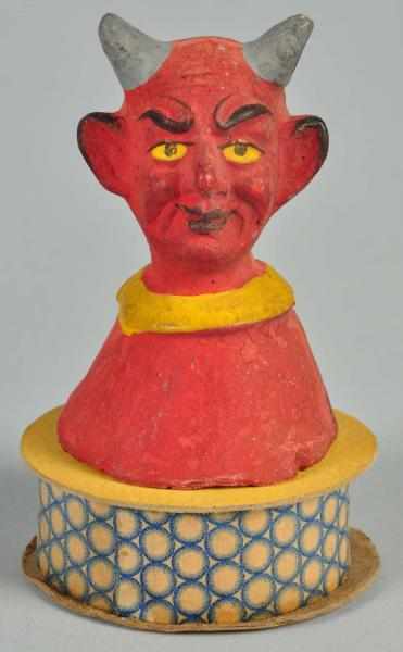 Appraisal: Rare German Composition Devil Candy Container Description Unusual and rare