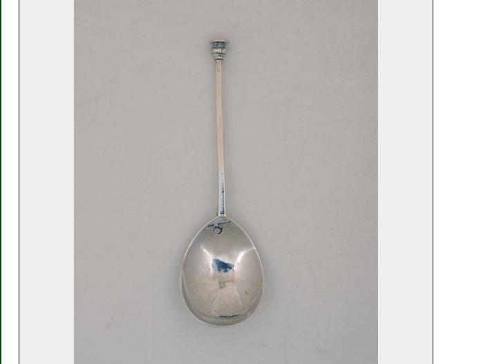 Appraisal: ELIZABETH I SILVER SEAL-TOP SPOON WILLIAM CAWDELL LONDON - The