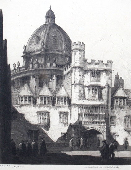 Appraisal: ANDREW AFFLECK FL EARLY TH CENTURY The Radcliffe Camera Oxford