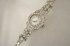 Appraisal: LADY'S WRISTWATCH - Platinum and diamond lady's Hamilton wristwatch circa