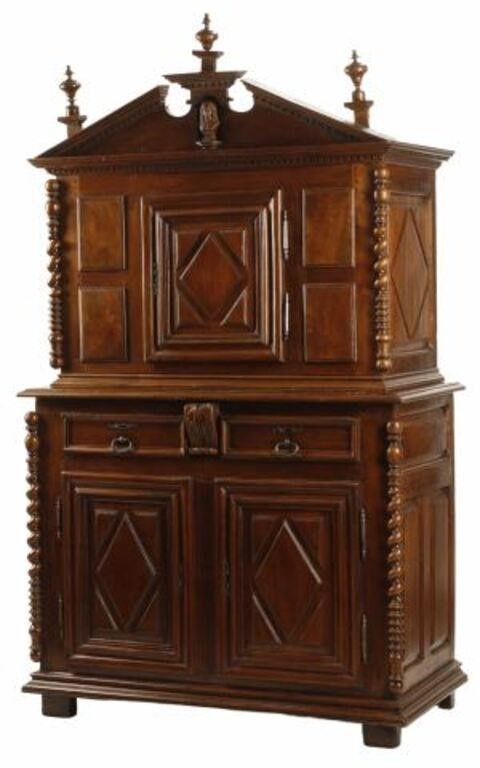 Appraisal: French Provincial cabinet th c approx h w d