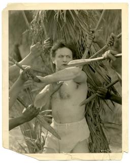 Appraisal: Houdini Harry Movie Still of Houdini Fighting Natives Before Capture