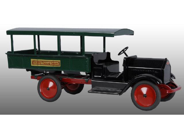 Appraisal: Pressed Steel Sturditoy Husker Truck Toy Description Professional restoration to