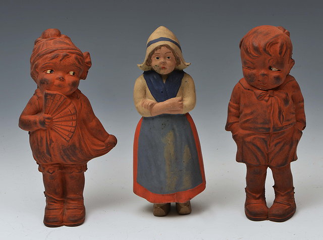 Appraisal: A PAIR OF EARLY TH CENTURY RUBBER TOYS of a