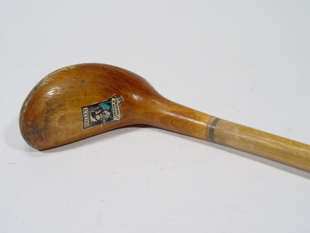 Appraisal: s Halley wooden shafted St Andrews mark golf club numbered