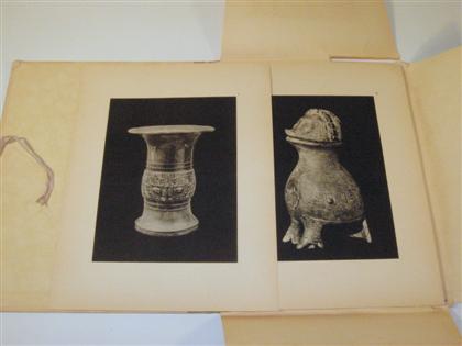 Appraisal: Chinese photographic print portfolio Selected Ancient Chinese Bronzes