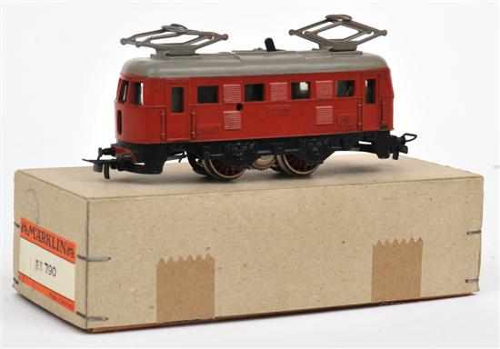 Appraisal: M rklin HO Gauge RS Electric Locomotive red with grey