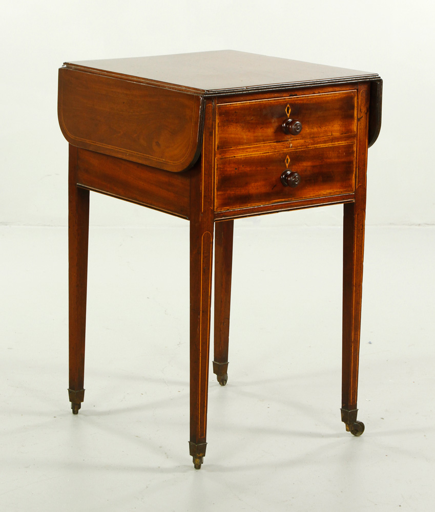 Appraisal: - th C English Regency Drop Leaf Table Early th