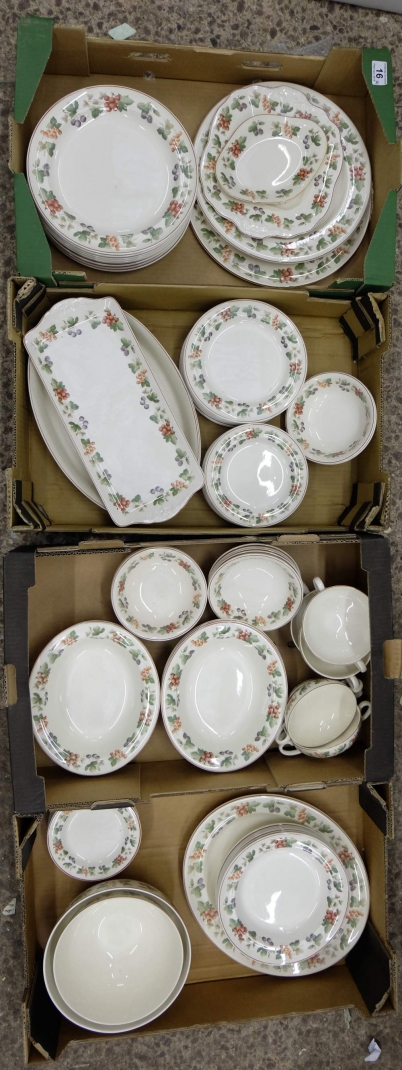 Appraisal: A large collection of Wedgwood Queens ware dinner ware in