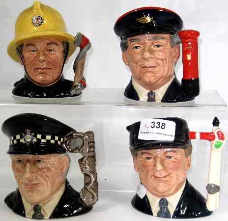 Appraisal: Royal Doulton Small Character Jugs set of comprising The Policeman