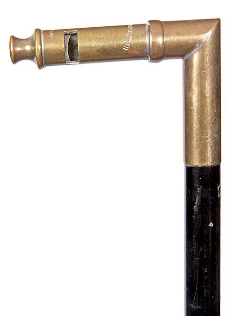 Appraisal: Metropolitan Cab Whistle- Ca - A The Metropolitan brass handsome