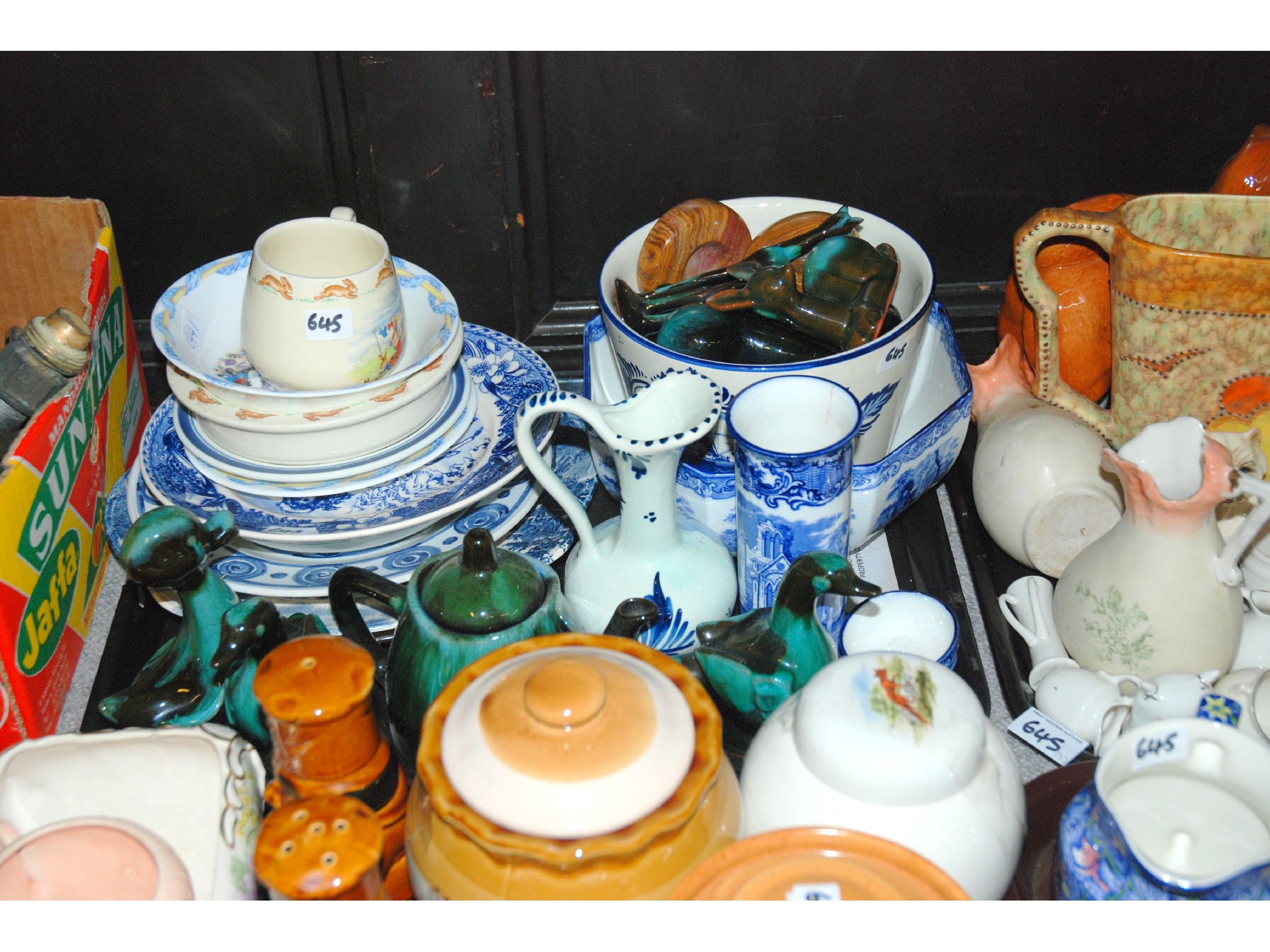 Appraisal: Assorted decorative ceramics including jars and covers jugs vases dishes