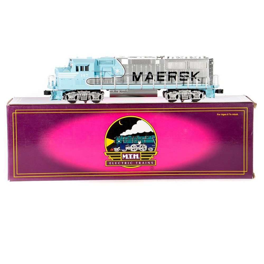 Appraisal: O Gauge MTH - - GP M Maersk Diesel Locomotive