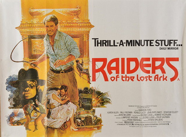 Appraisal: RAIDERS OF THE LOST ARK Paramount adventure starring Harrison Ford