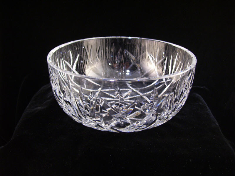 Appraisal: Waterford Crystal Bowl Round cut crystal bowl Signed Waterford Measures