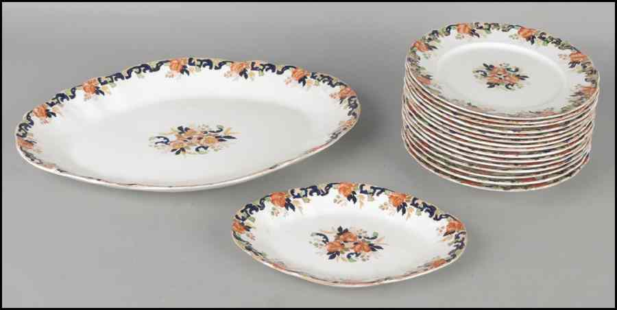 Appraisal: JOHN MADDOCK AND SONS ROYAL VITREOUS DINNER SET ''Majestic'' pattern