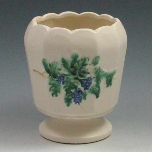 Appraisal: McCoy Antique Curio Pedestal Planter unmarked tiny chip at the