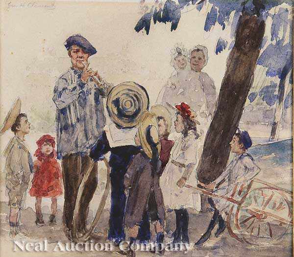 Appraisal: George Henry Clement American Louisiana - Entertainment in the Park