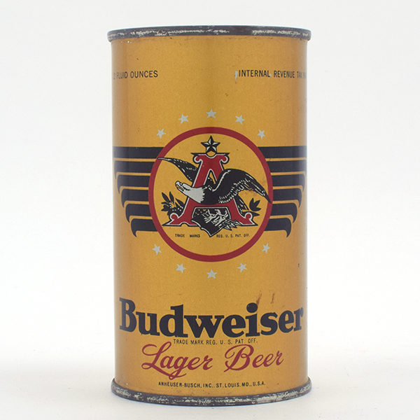 Appraisal: Budweiser Beer NON OI IRTP Flat Top - Reference USBC