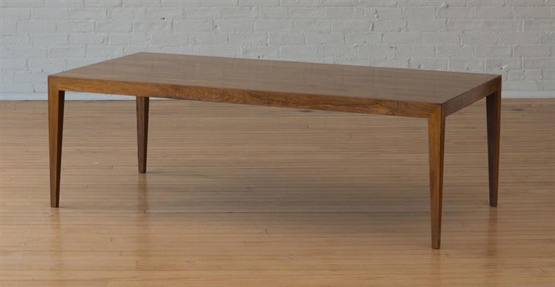 Appraisal: SEVERIN HANSEN HASLEV ROSEWOOD LOW TABLE Marked x x in