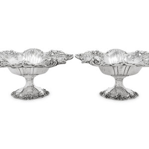 Appraisal: A Pair of Reed and Barton Francis I Silver Compotes