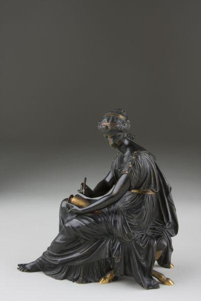 Appraisal: Neo-Classical Style Patinated Bronze Figure finely cast of a female