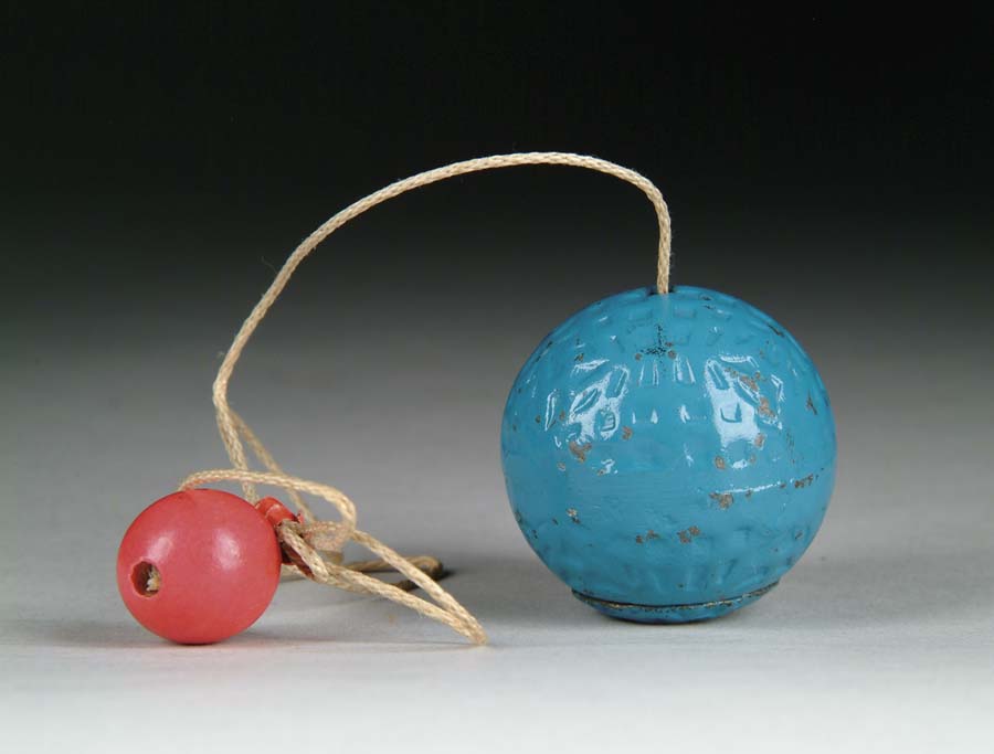 Appraisal: BLUE GOLF BALL TOY CAP BOMB BOMB Manufactured by Hubley