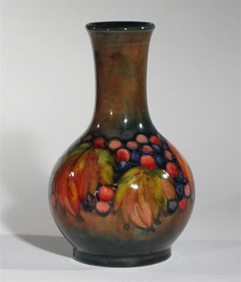 Appraisal: Leaf and Berry' a Moorcroft Pottery flambe vase painted in