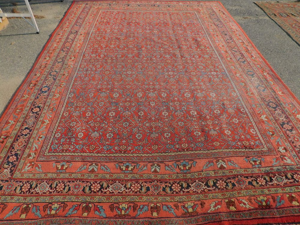 Appraisal: ANTIQUE BIDJAR CARPET Fine antique Bidjar room size carpet approx