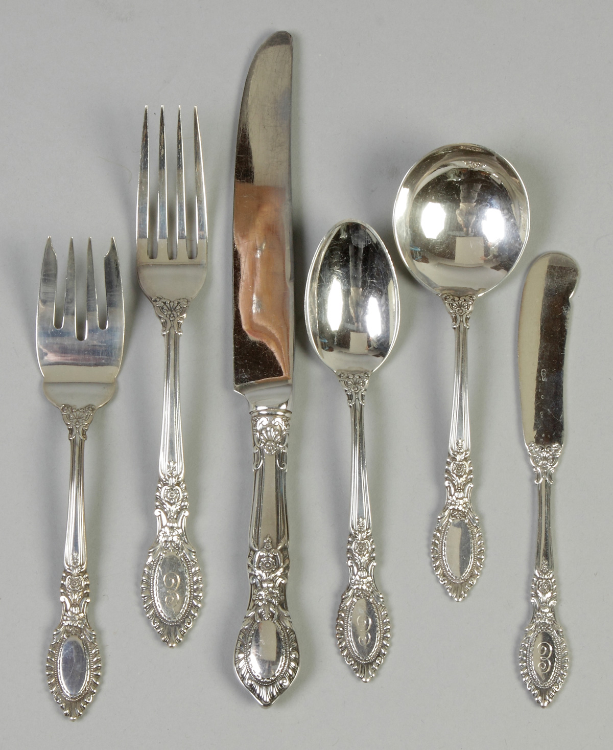 Appraisal: Reed Barton Sterling Silver Flatware - Guildhall Pattern Service for