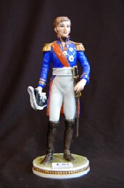 Appraisal: GERMAN PORCELAIN FIGURE OF AN OFFICER