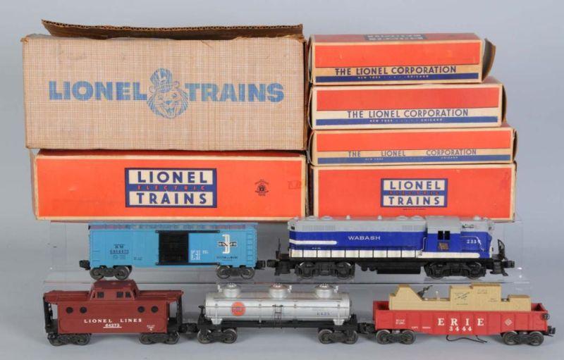 Appraisal: Lionel No O-Gauge Diesel Freight OB Description Post-war Includes original