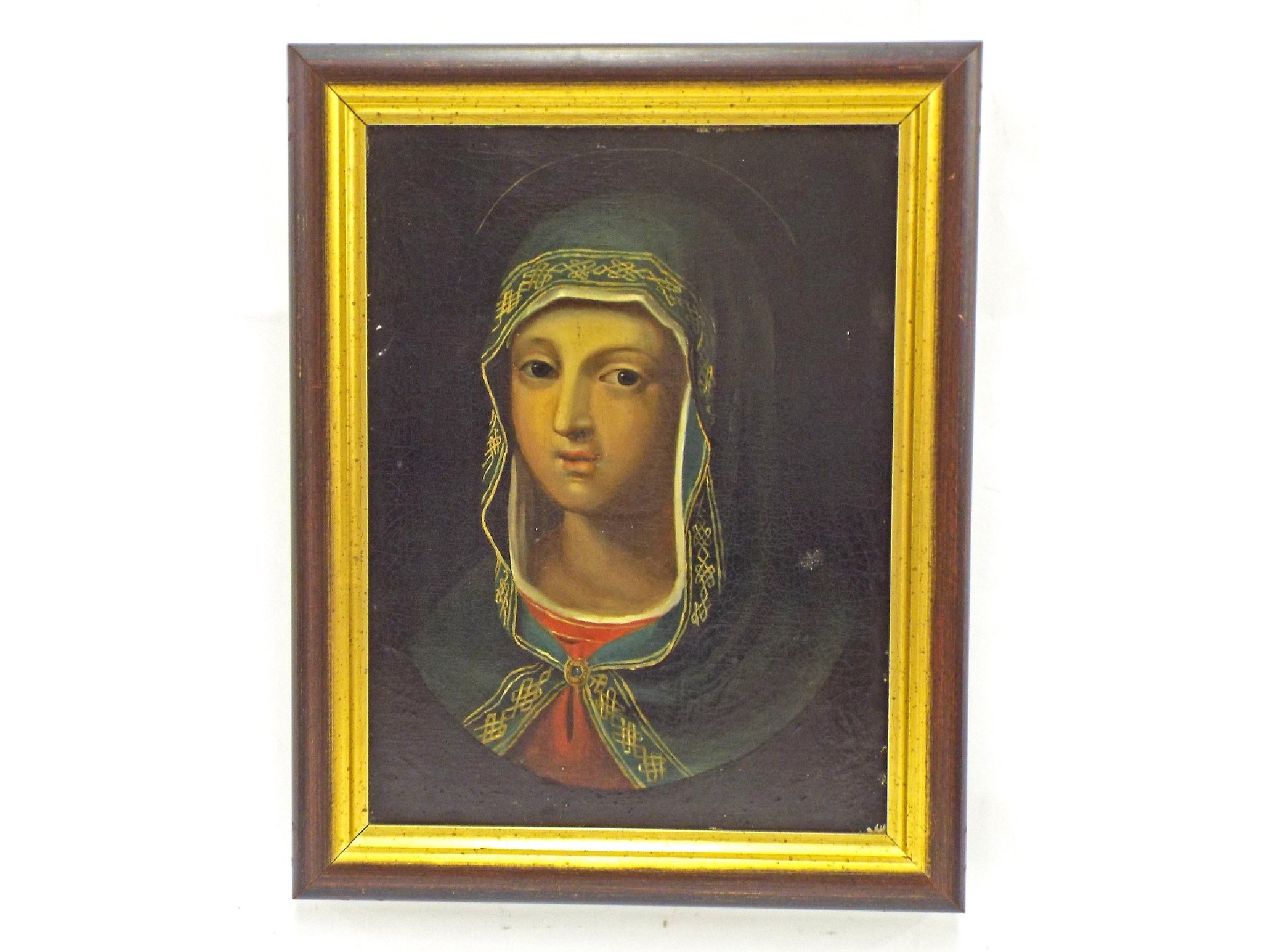 Appraisal: Italian School - bust portrait of a lady in a