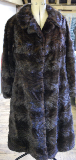 Appraisal: Lady's full length dark brown mink fur coat