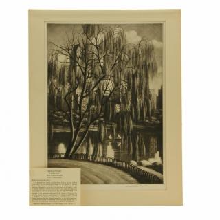 Appraisal: Samuel L Margolies American mezzotint signed in pencil lower margin