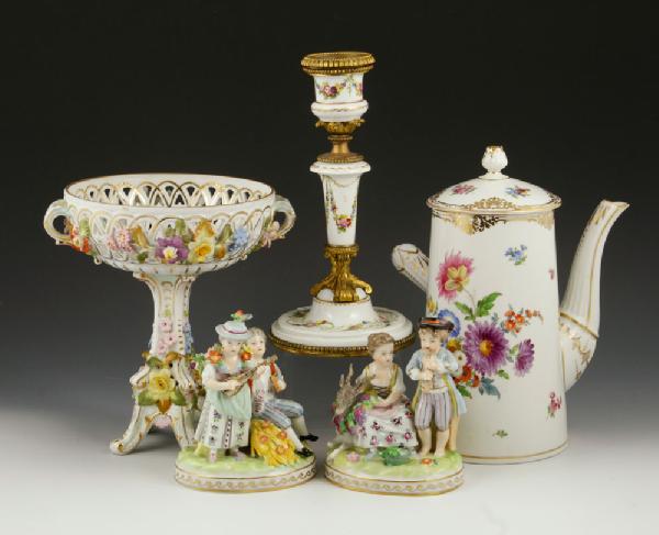 Appraisal: - Assorted Dresden Porcelain items Assorted Dresden Germany items porcelain