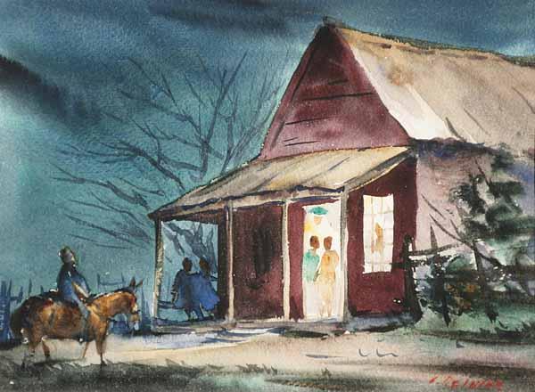 Appraisal: Charles Henry Reinike American Louisiana - Coming Home in the