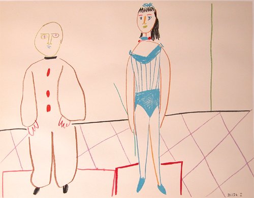 Appraisal: Circus Figures and Dancers from Picasso and the Human Comedy