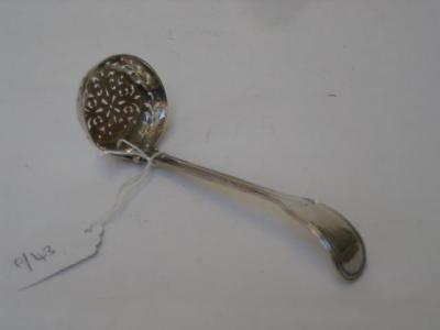 Appraisal: A VICTORIAN SIFTER SPOON maker George Adams London in Fiddle