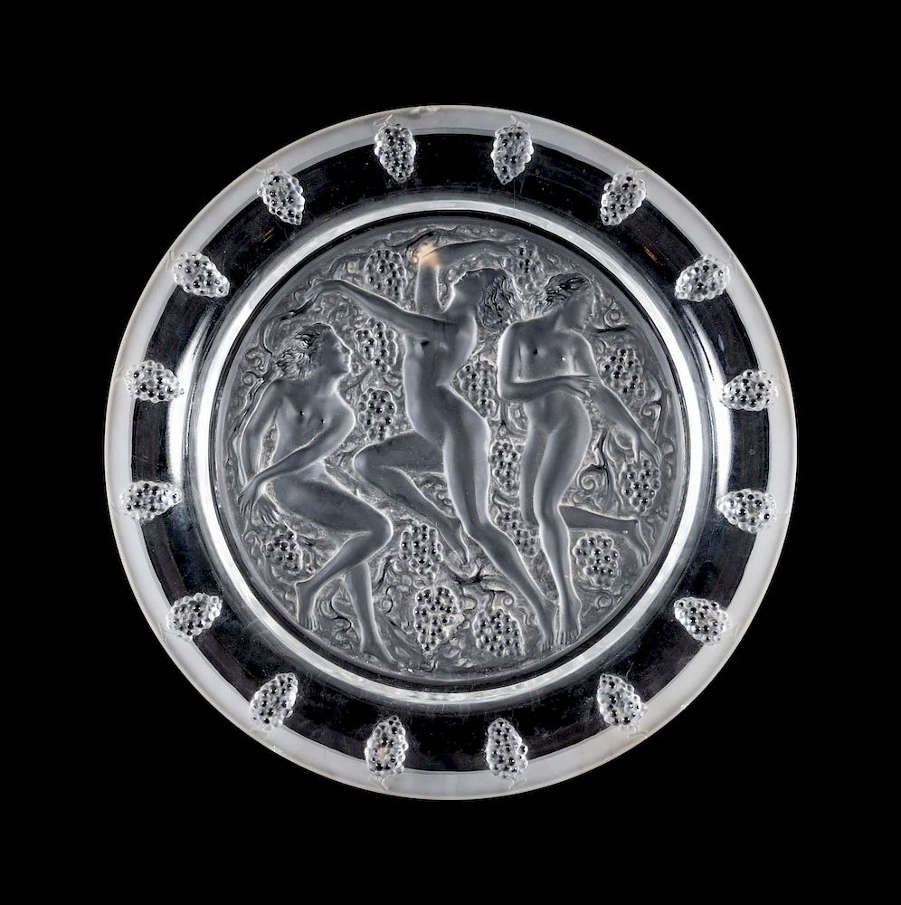 Appraisal: Rene Lalique French - Cote D'Or Charger Rene Lalique French